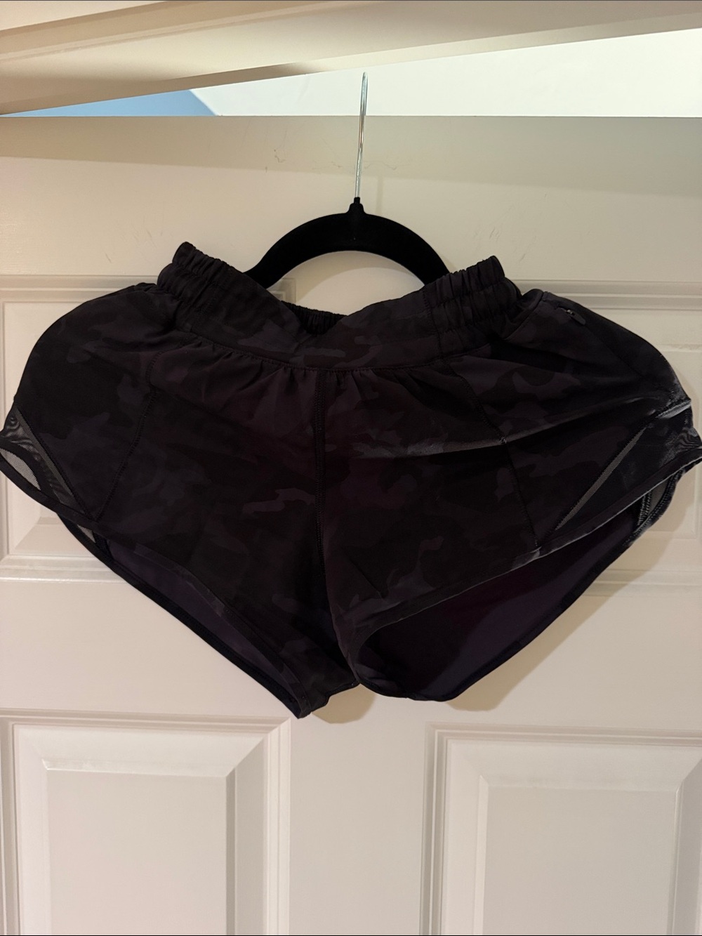 Women's Black Camo Hottie Hot 2.5” Running Shorts